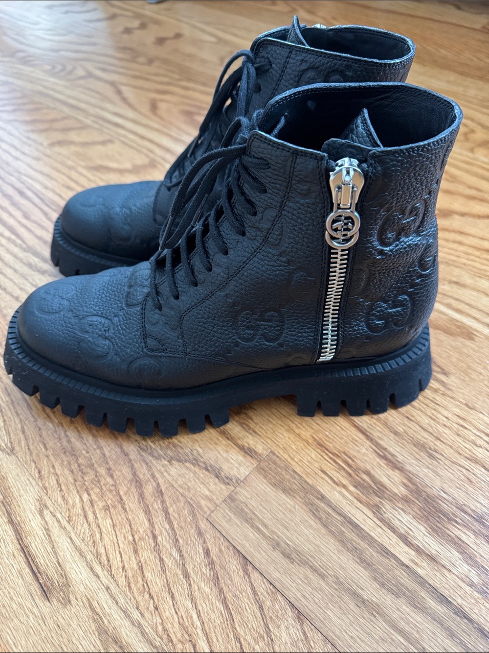 GUCCI women’s combat boots - size 39 - Picture 5 of 7